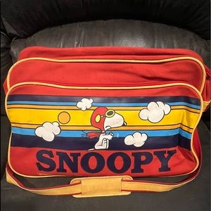 Vintage Peanuts Flying Ace Duffel Bag